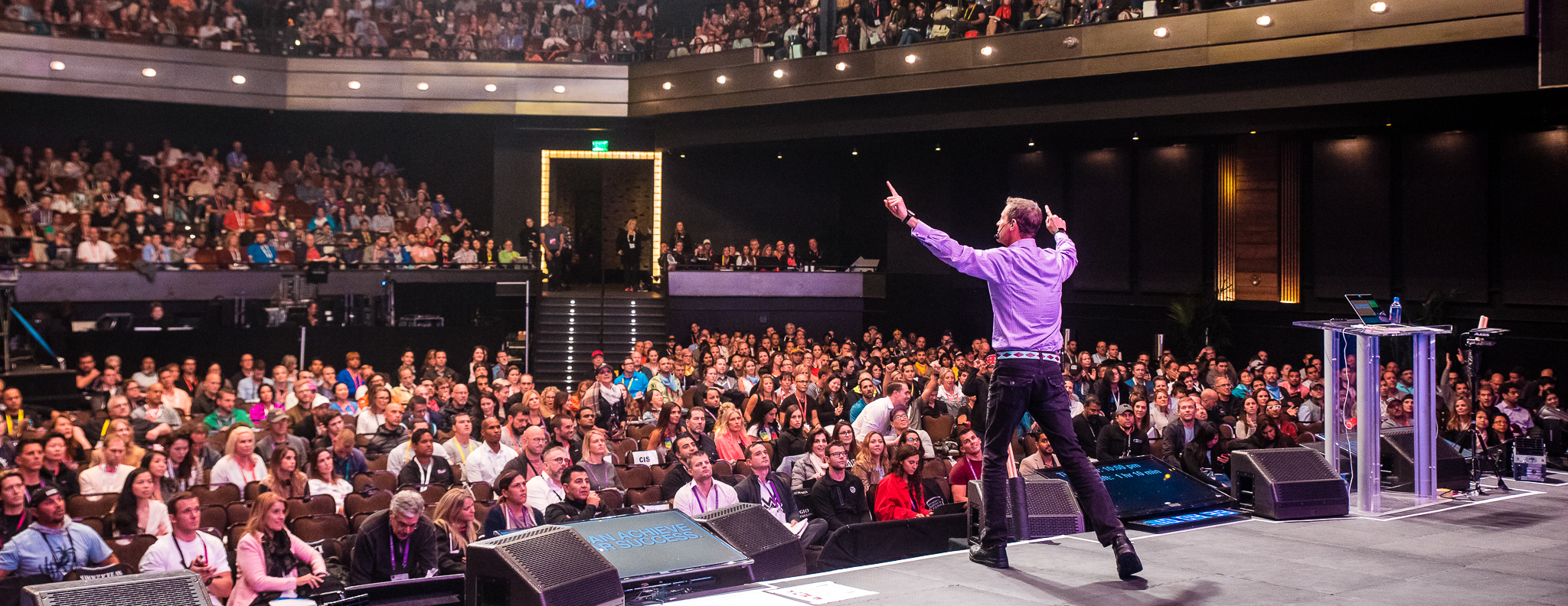 Panel of women discussing technology at an event
